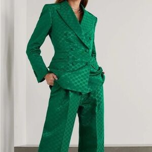ISO! Gucci Verde Women’s Blazer suit jacket and pants set.